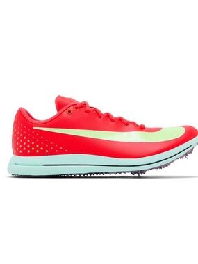 Nike Triple Jump Elite 3 Spikes Bright Crimson Lime Blast Mens Sz 8 HV6425-600